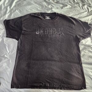 AKOBOJI University T-Shirt XL Black Champion College Alumni Fan Apparel Tee